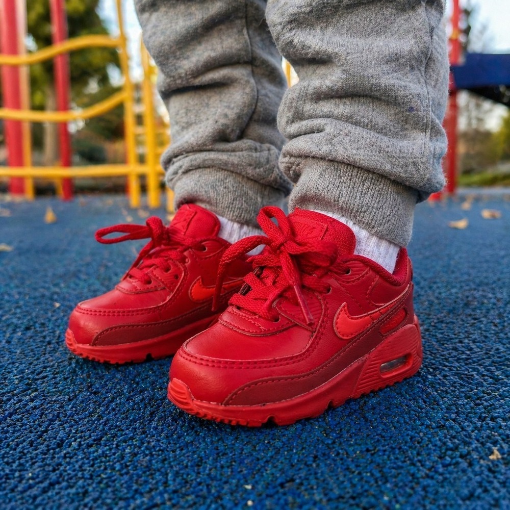 Nike Size 4C Kids Toddler Shoes Athletic Sneakers Running Triple Red Air Max Chi